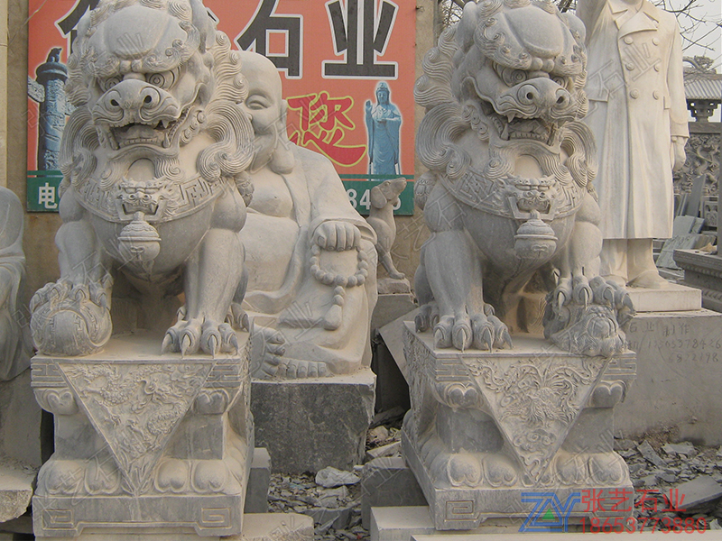 廣場石獅子 園林石雕動(dòng)物多少錢